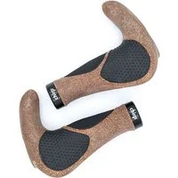 Chirp Fahrradlenkergriff Ergo Multi Touring Kork Griffe mit Bar Ends