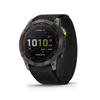 Garmin Enduro 2 [inkl. Nylonarmband schwarz] 51mm Titangehäuse schwarz