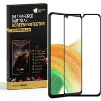 Protectorking Schutzfolie 2x 9H Panzerglas für Samsung Galaxy A33 5G FULL COVER Displayschutz, (2-Stück), Displayschutzglas, Schutzglas Echtglas Tempered 9H Härte HD-KLAR