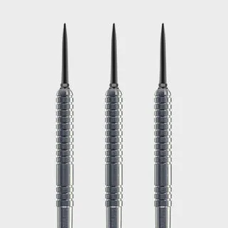 Steel Dart Barrel Zylinder Grip1 V1 - Silber / 21g