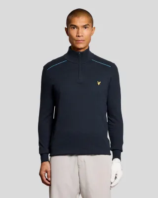 Baumwollspitzen 1/4-Zip Pullover