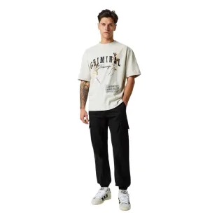 Criminal Damage - "Gift Of Life" T-Shirt für Herren (Steinfarben)