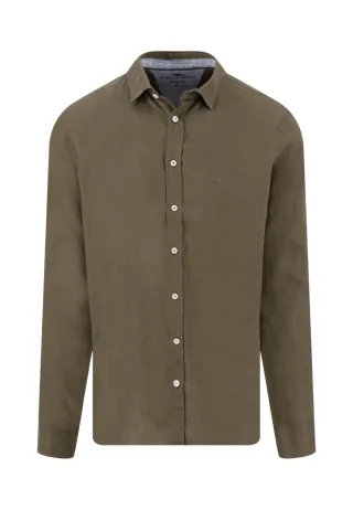 FYNCH-HATTON - Premium Linen, Kent., 1/1 dark khaki - Gr. - XL