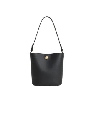 Coccinelle Bucket Bag Schwarz/Kognak