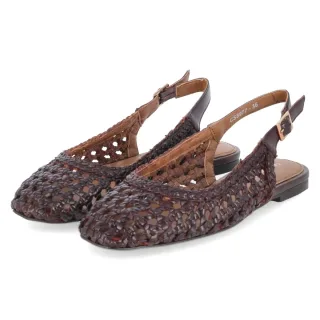 Copenhagen Shoes Slingballerinas - Gr. 38 - Braun - Glattleder