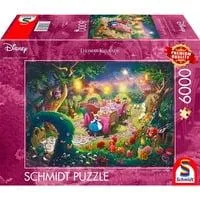 Thomas Kinkade Studios: Disney Dreams Collection - Alice in Wonderland, Mad Hatter's Tea Party, Puzzle 6000 Teile
