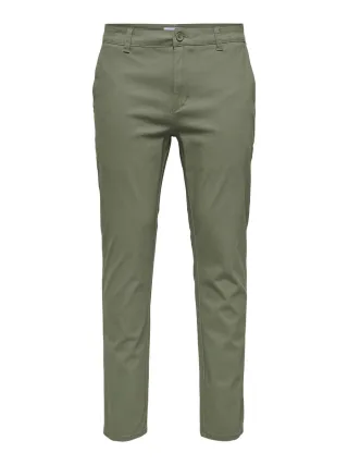 only & sons - Slim Chino grün - Gr. - 32