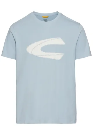 camel active - T-Shirt aus Organic Cotton smoke blue - Gr. - 4XL