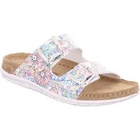 Rohde Rodigo-D Pantolette Sommerschuh, Hausschuh mit vorgeformtem Softfußbett