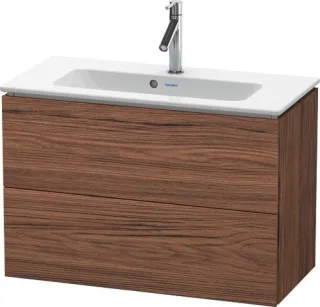 Duravit L-Cube Waschtischunterbau wandhängend Nussbaum dunkel Matt 820x391x550 mm - LC625702121 LC625702121