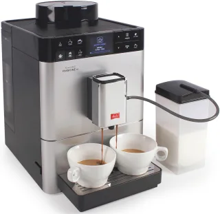Melitta Kaffeevollautomat "Passione One Touch F53/1-101, silber" One Touch Funktion, tassengenau frisch gemahlene Bohnen