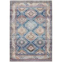 Interiyou Teppich Gent, Rechteckig, Höhe: 5 mm, Vintage Kurzflor für Wohnzimmer, Schlafzimmer, waschbar, pflegeleicht