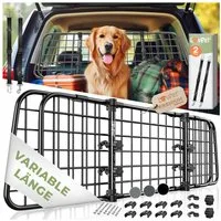 Lovpet Hundegitter, Trenngitter Auto Kofferraum Schutzgitter verstellbar Kofferraumgitter