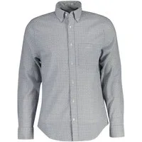 Gant Langarmhemd REGULAR COTTON LINEN PRINT SHIRT Regular fit mit Button-Down-Kragen