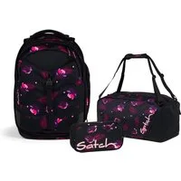 Satch Schulranzen Schulrucksack-Set MATCH Mystic Nights 3-teilig, Kollektion 25/26 (3-teilig), Schulranzen, ergonomisch, 30 + 5 Liter