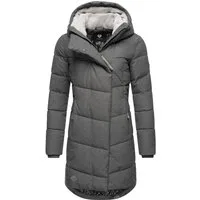 Ragwear Wintermantel Pavla stylischer Winterparka mit Teddyfutter und Kapuze