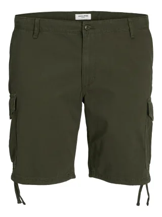 JACK&JONES - JPSTMARLEY JJCARGO SHORTS ANA SN PLS forest night - Gr. - 40