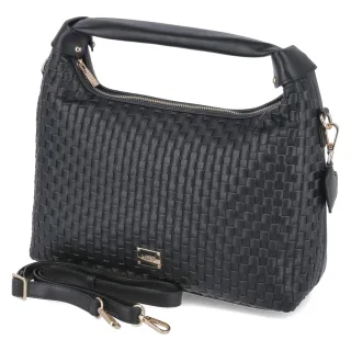 L.Credi Hobo Bag RADKA - Gr.  - Schwarz - Synthetik
