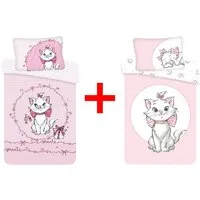 Disney Kinderbettwäsche Disney Marie Aristocats 2 x Kinderbettwäsche-Sets Katzen Kätzchen, Renforcé, 2 teilig