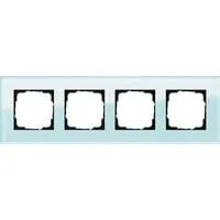 Abdeckrahmen vierfach Glas mint, Retail