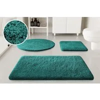 OTTO home Badematte Kaarin, Höhe 30 mm, rutschhemmend beschichtet, schnell trocknend, Polyester, rechteckig, Badteppich, getuftet, flauschig, hochflor, große Farbauswahl
