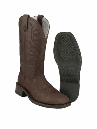 Sendra Herren Rider-Boot Braun 100 % Rindleder