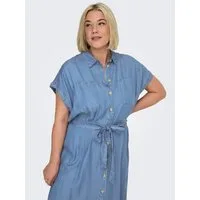 ONLY CARMAKOMA Jeanskleid CARPEMA HANNOVER SS DNM SH DRESS NOOS