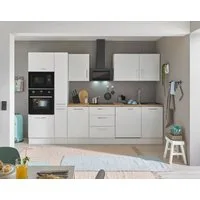 BASIC by Balculina Küchenzeile Turin, Breite 320 cm, wahlweise mit E-Geräten