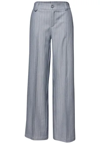 Street One - Marlenehose im Straight Fit blau - Gr. - 32