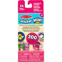 Melissa & Doug - Sticker WOW! Nachfüllset Lieblingssachen, Basteln
