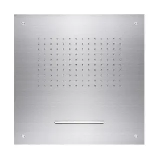 Herzbach Living Spa Kopfbrause 11650200209 Edelstahl gebürstet, 50x50 cm, Deckeneinbau