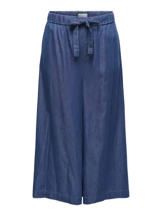 ONLY CARMAKOMA - CARBEA PALAZZO EX WIDE PANT GUA Medium Blue Denim - Gr. - 46
