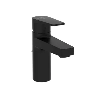 VitrA Flow Square Einhebel-Waschtischmischer mit Ablaufgarnitur BluEco Schwarz Matt,A4293736ENGX A4293736ENGX
