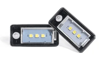 2x LED PREMIUM Kennzeichenbeleuchtung SMD für Audi A3 8P A4 8E B6 A6 4F C6 Q7 4L A8 4E