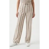 ONLY Schlupfhose ONLGOA MW LINEN BL PULL-UP PANT CC PNT mit Leinen
