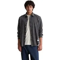 Marc O'Polo DENIM Langarmhemd Businesshemd, Kentkragen, garngefärbtes Karomuster, regular fit