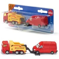 SIEPER Modellauto siku LKW Abschlepper mit PKW