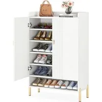 Tribesigns Schuhschrank Schuhregal mit 6 Tier, Schuhaufbewahrung mit höhenverstellbare Ablage