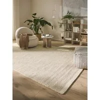benuta Wollteppich Rocco, rechteckig, Höhe: 5 mm, Teppich Wohnzimmer, Schlafzimmer, Esszimmer, Flur, Kunstfaser, Cozy
