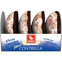 WEISS Süßigkeit, Weiss Mini Contrella weiche Lebkuchen mit Schokoladen Genuss 50g