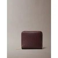 Calvin Klein Geldbörse AOP SQUARE ZIP AROUND, Geldbeutel, Damen Portemonnaie mit Monogramm-Print
