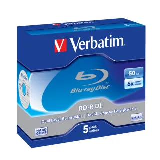 Verbatim 5 x BD-R DL | 43748 | 50 GB 6x - Jewel Case (Schachtel)