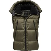 Amaci&Sons Steppweste BOGOTA Steppweste Dicke Herren Outdoor Winter Weste Jacke mit Kapuze