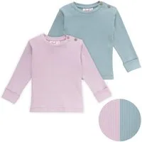People Wear Organic Langarmshirt im 2er Pack aus Bio Baumwolle GOTS zertifiziert