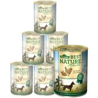 Dehner Best Nature Adult, versch. Sorten, 6 x 400 / 800 g Dose, Nassfutter für: Hunde, Nassfutter für ausgewachsene Hunde