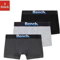 Bench. Boxer Boxershorts für Jungen (Packung, 3-St) mit modernem Markenlogo vorn