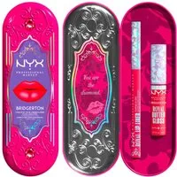 NYX PROFESSIONAL MAKEUP Schmink-Set BRIDGERTON ROYAL TREASURES LIP KIT, 2-tlg., Royal Butter Gloss und Royal Lip Liner