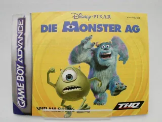 Findet Nemo & Monsters Inc. (im Doppelpack) - [für Game Boy Advance] Anleitung
