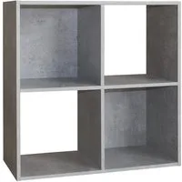 HTI-Living Standregal Regal 60x60 Thekla Beton, Stück 1-tlg., Standregal 4 Regalfächer
