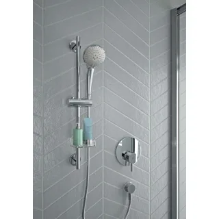 Ideal Standard Idealrain Brausekombination B9415AA 60 cm M 3, mit 3-Funktionshandbrause Ø 10cm, chrom